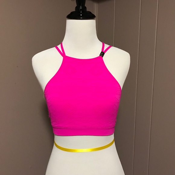 Victoria's Secret Other - NWT Victoria’s Secret Hot Pink High Neck Bralette
